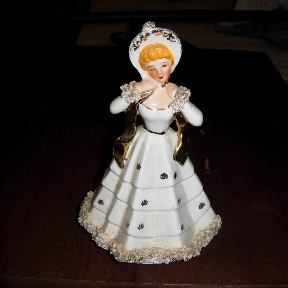 1950s Ceramic Lady Planter by Artmark Originals Japan